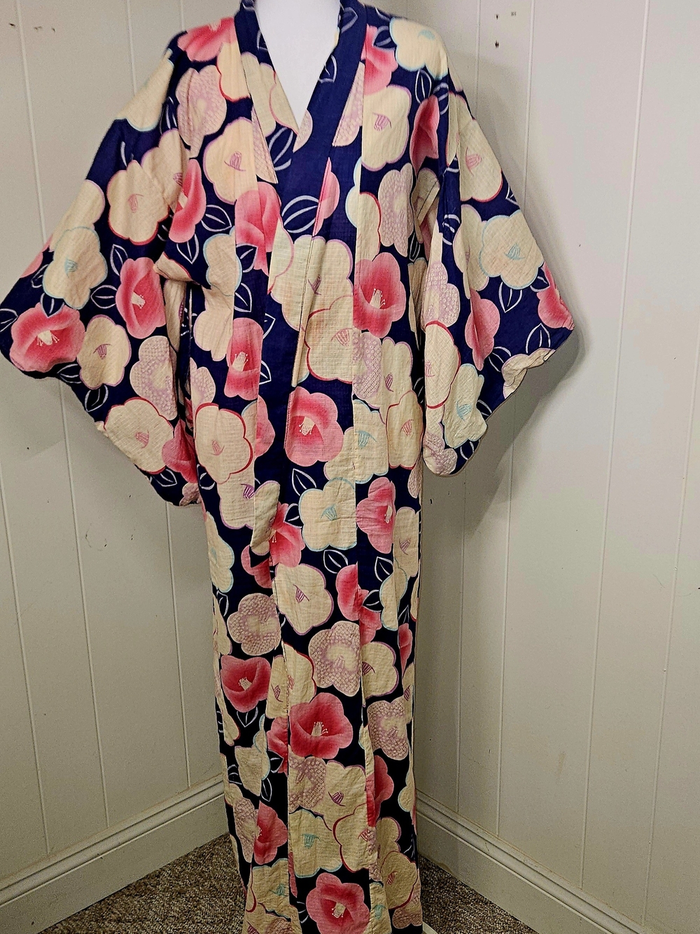 Casual Floral Cotton Yukata Size 150